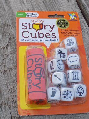Rory's Classic Story Cubes Roll the 9 Cubes Make a Story  GameWright 2015 *